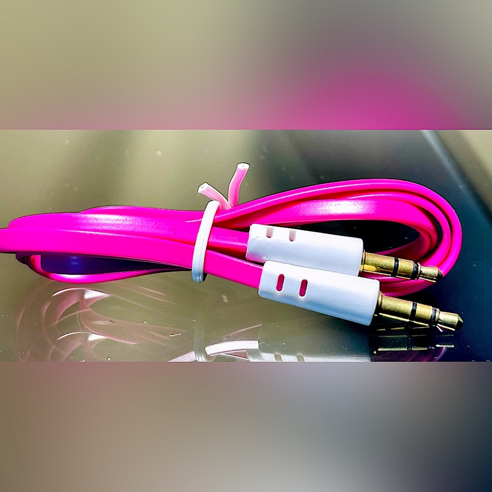 3.5mm Aux Cable for Car Stereo Aux-in Audio Cord Speaker Jack Wire, 3 feet long.